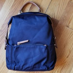 Tommy Bahama Navy Blue Nylon Backpack